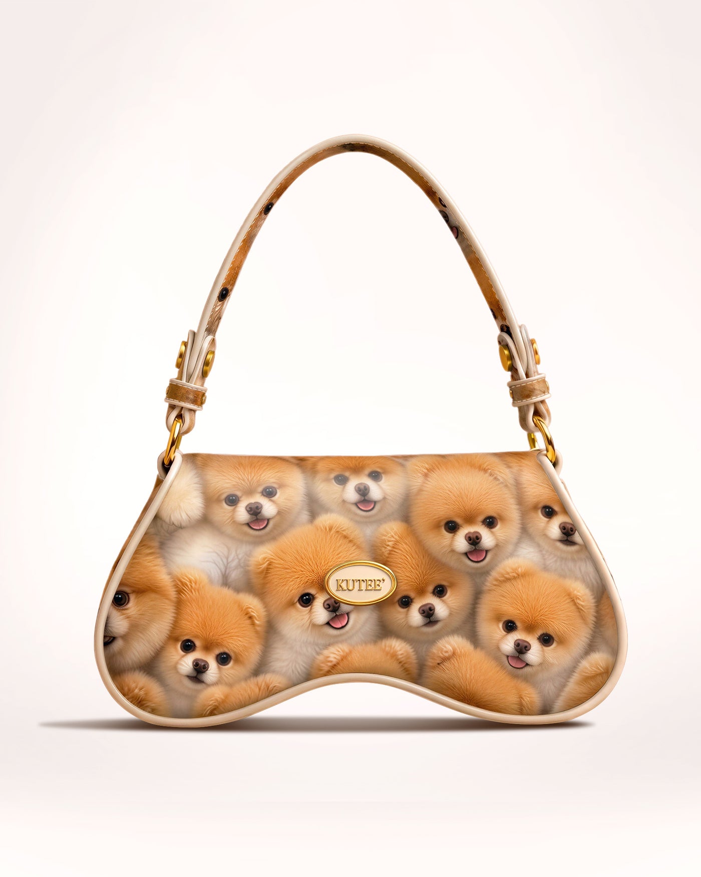 Pug Life pug print KUTEE' shoulder bag, photo 2