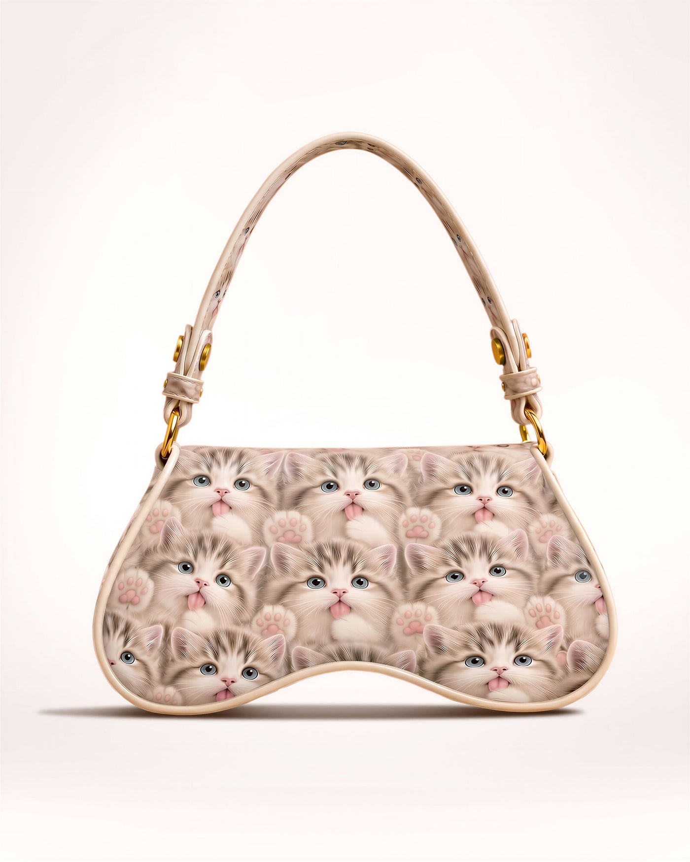 Kitty Love kitten print KUTEE' shoulder bag, photo 4