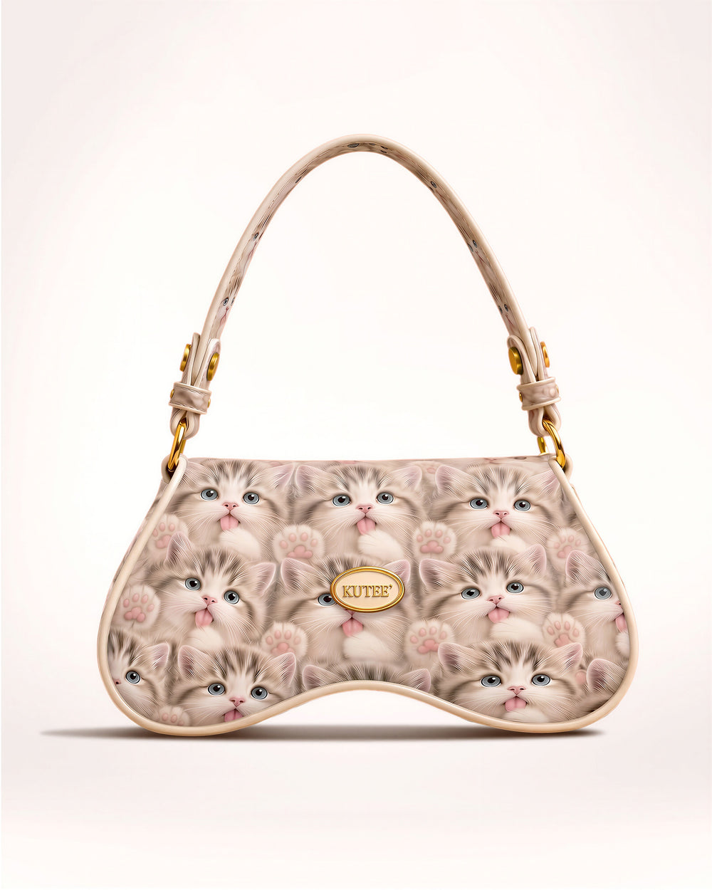Kitty Love kitten print KUTEE' shoulder bag, photo 2